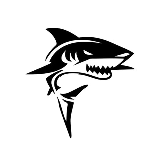 Personalized Creative Stickers Shark Car Decoration Scratches Car Stickers