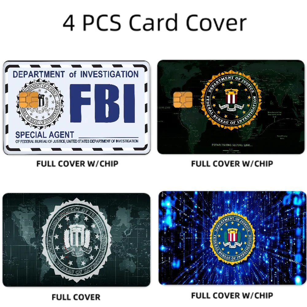 Anime Matte Credit Card Skin Stickers (Set of 4)