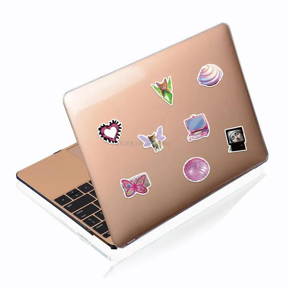 10/25/50PCS VSCO Cool Style Vintage Stickers Personality Cute Girl Aesthetic Decal Diary Motorcycle Laptop Scrapbook Toy Gift