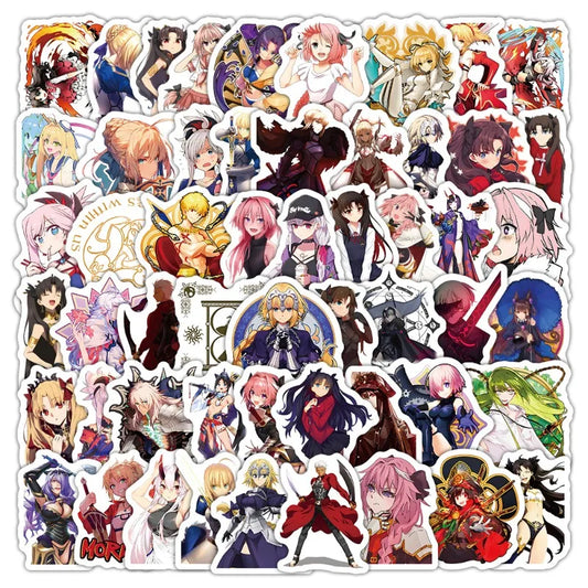 100pcs Gilgamesh Cartoon Stickers for Laptop, Phone, Car, Scooter, Suitcase, Water Bottle, Stationery, Refrigerator Decoration