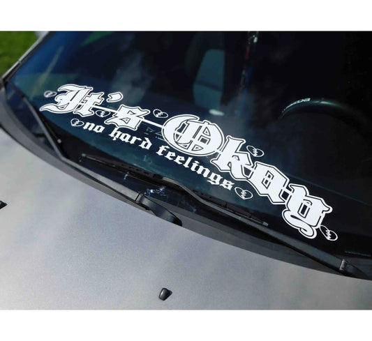 No Hard Feelings Car Sticker Waterproof Vinyl Decal
