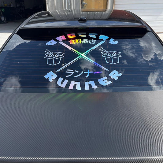 Waterproof Car Sticker Decals for Windshield & Rear Window