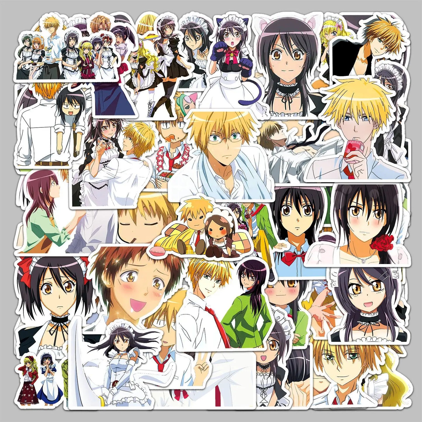 50pcs Kaichou Wa Maid-sama! Graffiti Stickers for Helmet, Desktop, Wall Decoration, DIY Sticker Pack Wholesale