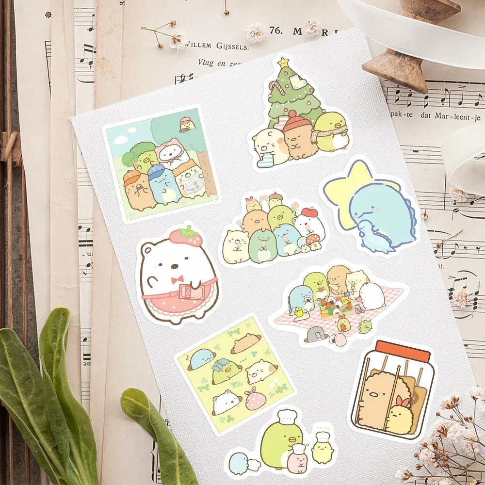 Kawaii Cute Cartoon Sumikko Gurashi Sticker DIY Toy Gift Decorative Graffiti Decal for Phone Luggage Laptop Scrapbook Waterproof