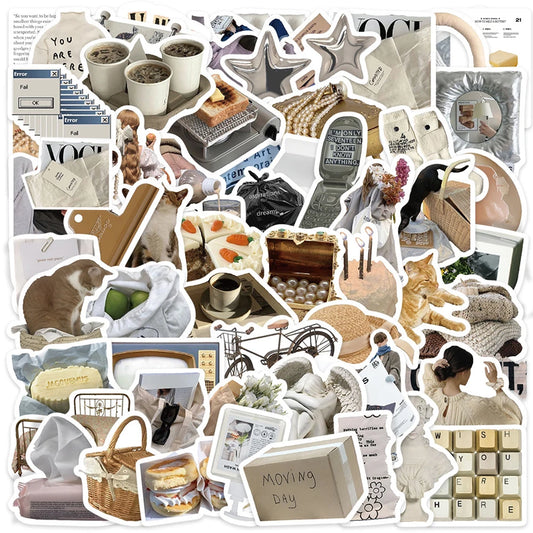 Cute Cartoon Stickers Pack for Laptop, Phone, Scrapbook, Suitcase, Stationery