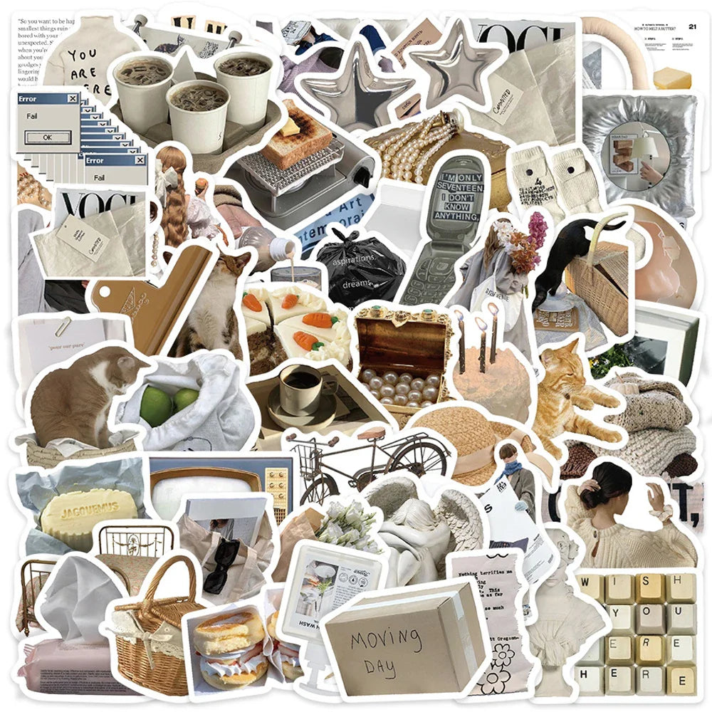 Cute Cartoon Stickers Pack for Laptop, Phone, Scrapbook, Suitcase, Stationery