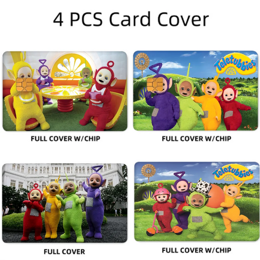 Teletubbies Anime Card Skin Set - Ultra Thin, No Fade