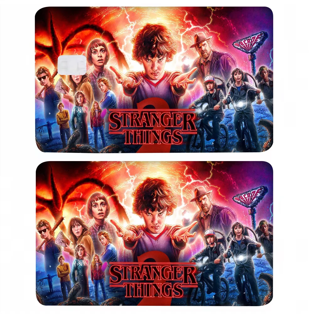 Stranger Things Credit Card Waterproof Sticker Skin