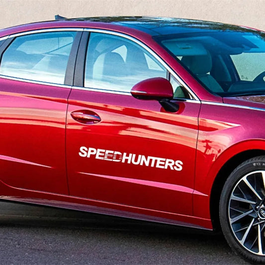 Various Sizes Speed Hunters Graphics Car Vinyl Stickers Waterproof Racing Body Truck Bumper Rear Window Decal Tuning Accessories