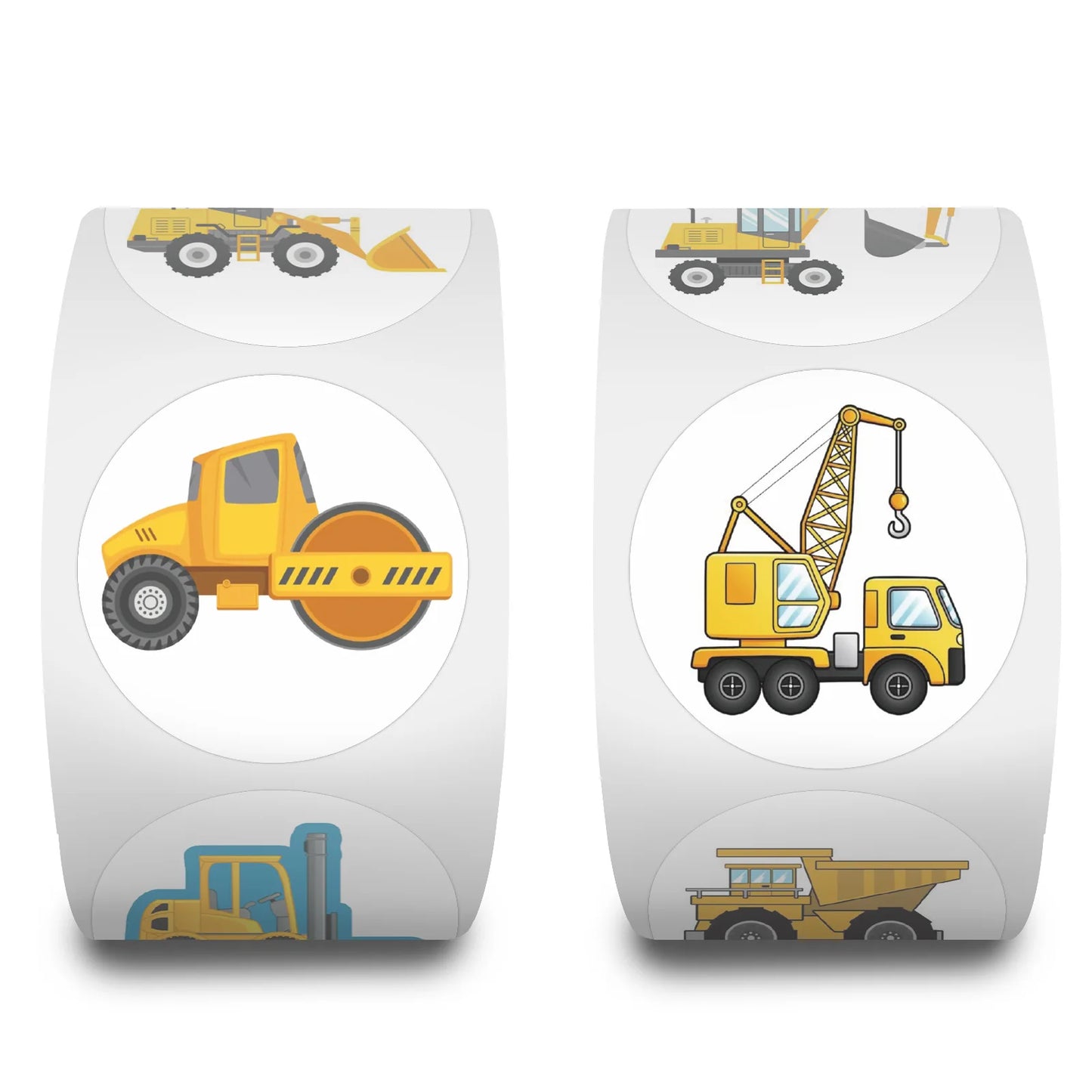 100-500pcs Engineering vehicle Stickers Cute Handmade Stickers Party Gifts Decorative Labels Scrapbook Stationery Stickers