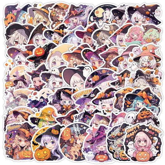 Cute Magic Girl Cartoon Stickers - 10/30/50pcs Aesthetic DIY Laptop Phone Suitcase Graffiti