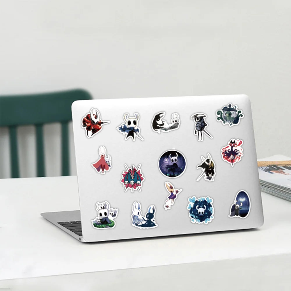 10/30/50PCS Game Hollow Knight Graffiti Stickers Cartoon Decal Kids Toy Laptop Phone Luggage Skateboard Car Waterproof Sticker