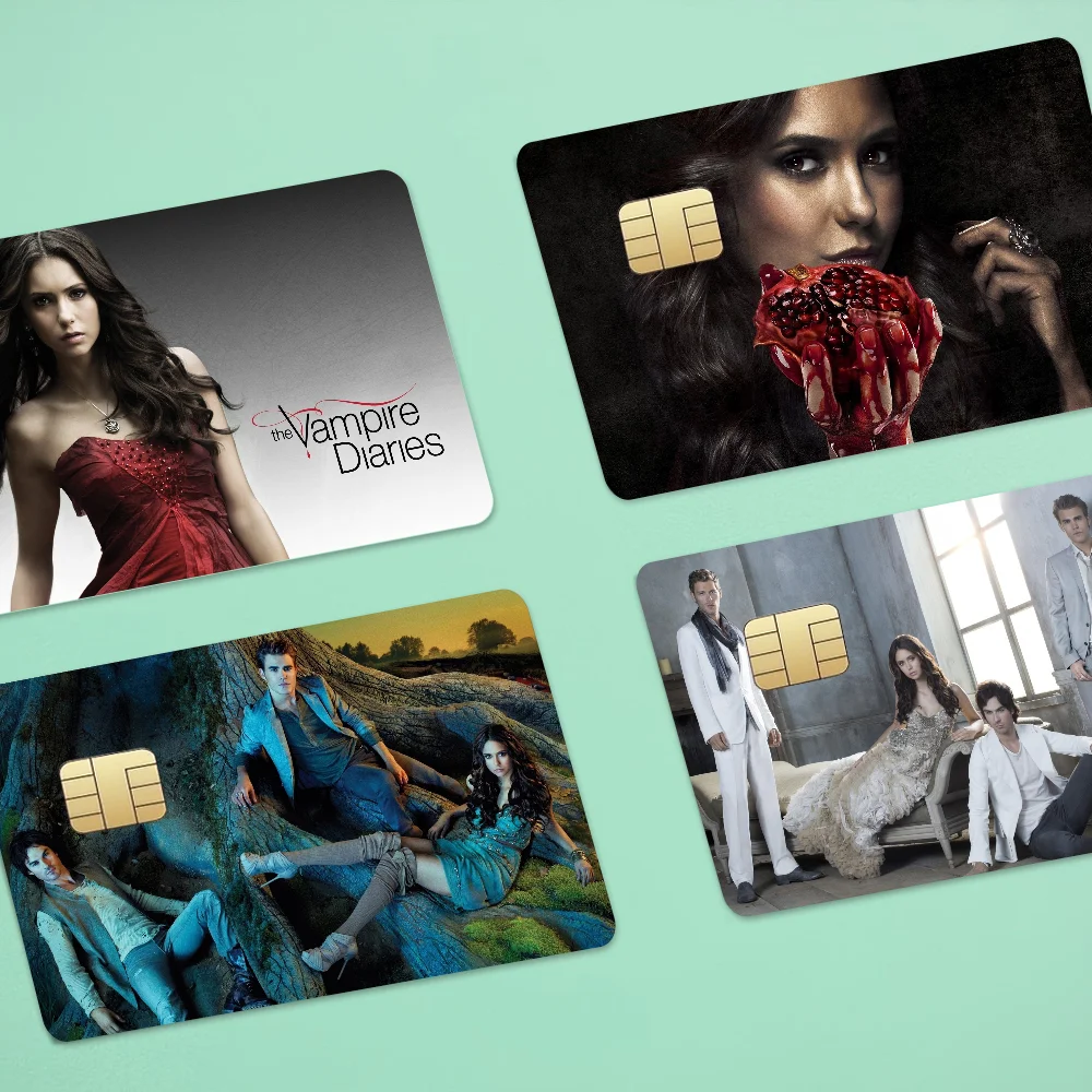 Vampire Diaries Anime Credit Card Skin Sticker Cover