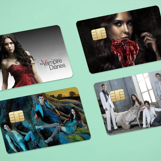 Vampire Diaries Anime Credit Card Skin Sticker Cover