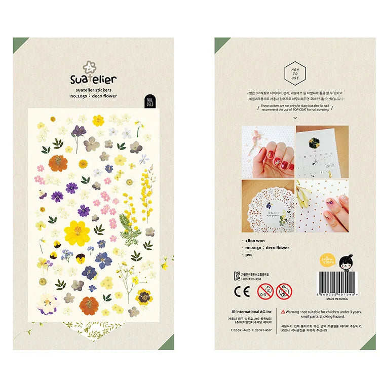Korean Import Original Suatelier Daily Stickers Scrapbooking Diy Journal Stationery Sticker Children Decor Art Supply
