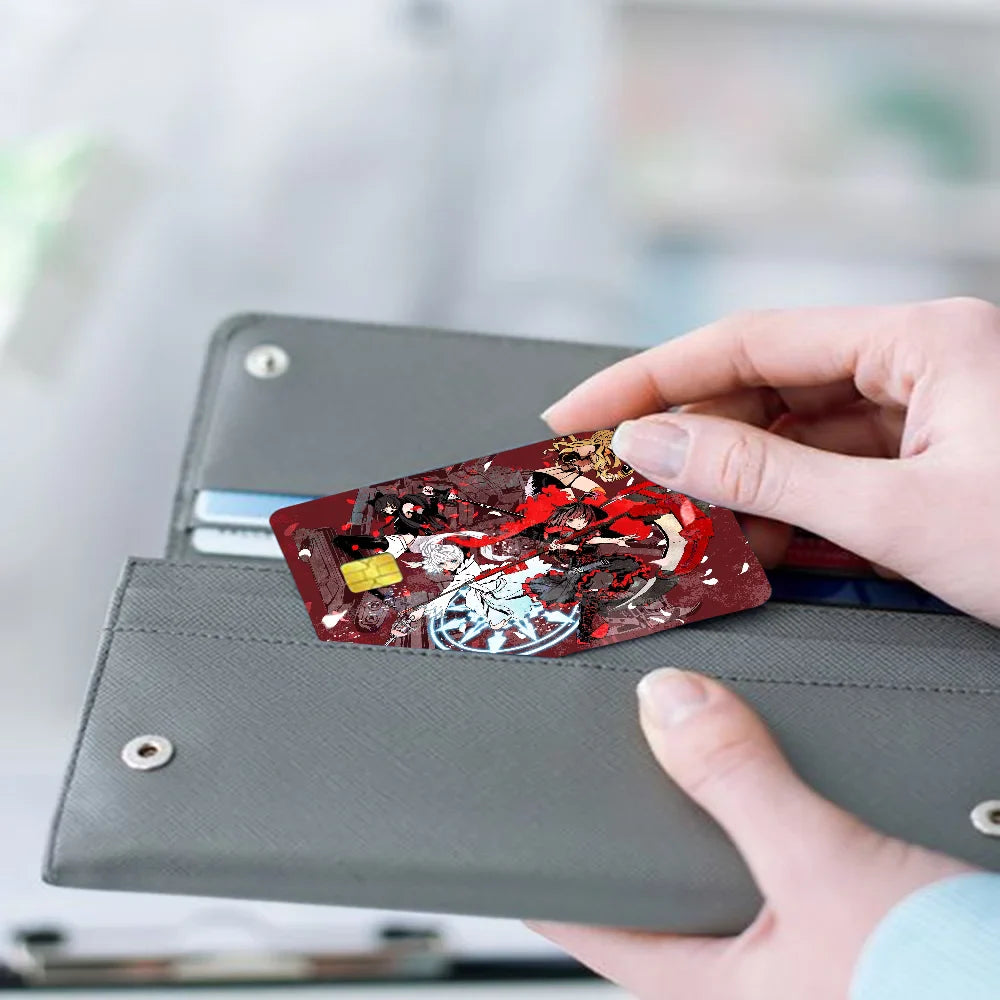 RWBY Matte Card Skin Sticker for Credit/Debit/Bus Cards