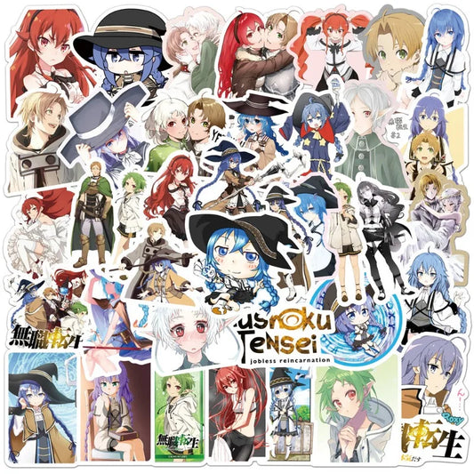 50pcs Quest of Memories Anime Stickers for Laptop, Phone, Suitcase, Water Bottle, Scooter, Fridge, Stationery Decoration