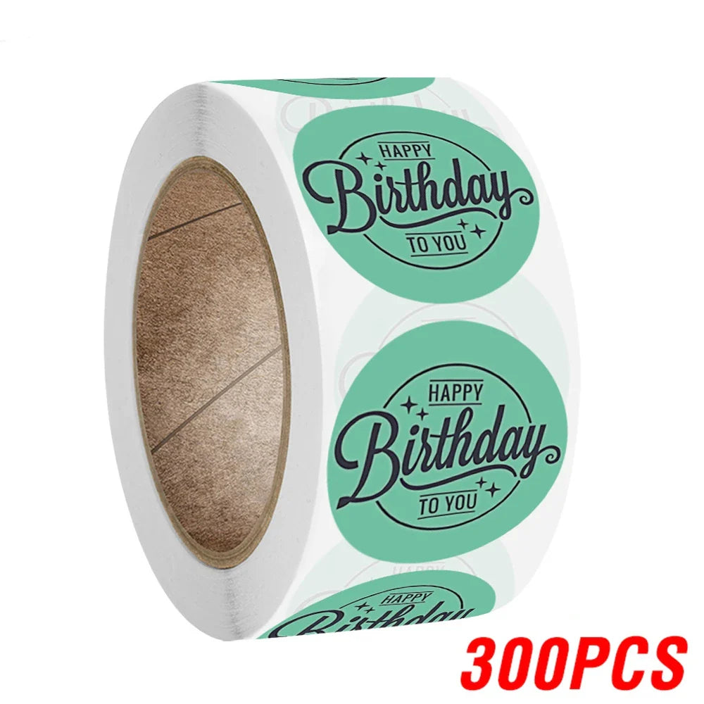 Birthday Stickers: Gift, Decoration, Scrapbook Labels