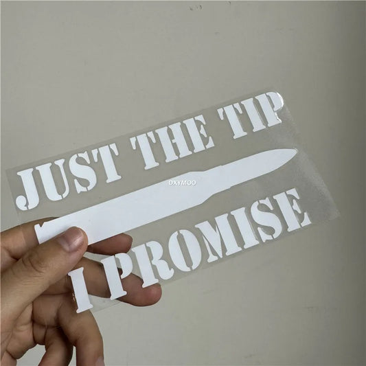Just The Tip Car Sticker Vinyl Decal for Truck Window