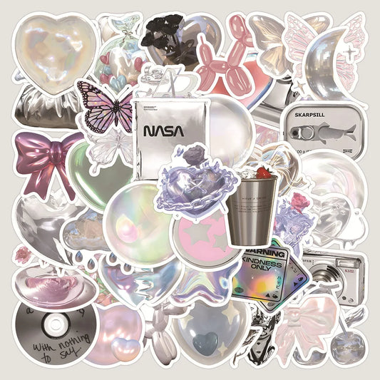 3D VSCO Cartoon Stickers for DIY Scrapbook, Notebook, Suitcase, Phone, Laptop, Guitar - 10/30/60pcs