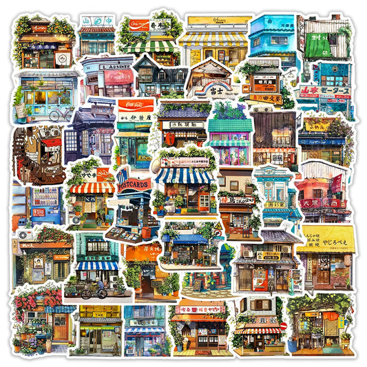 Aesthetic Japan Style Graffiti Stickers for Guitar Laptop Phone Fridge Luggage Notebook