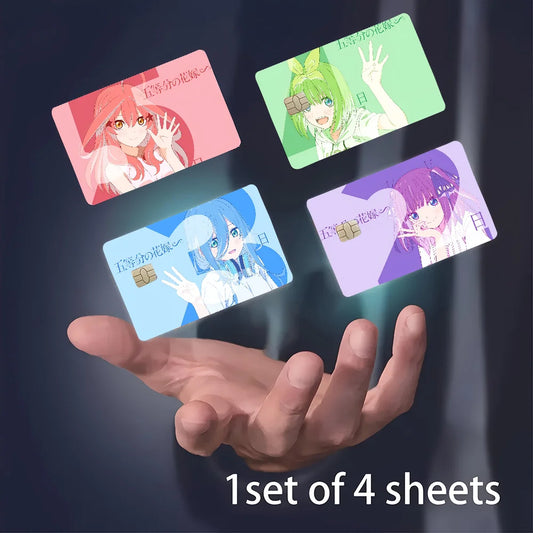 Quintessential Quintuplets Credit Card Skin Stickers