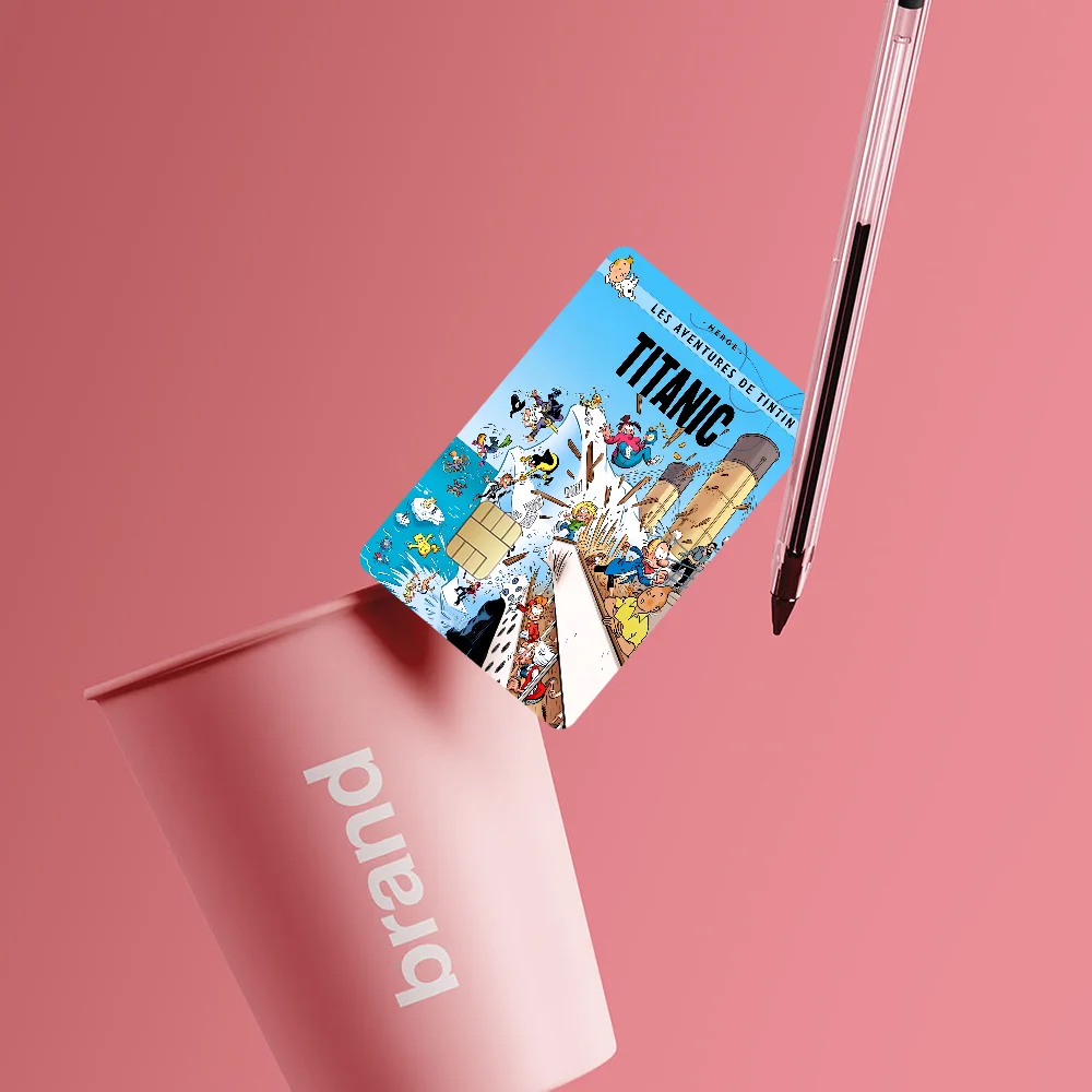 Tintin Anime Card Skin Cover for Debit/Credit Cards