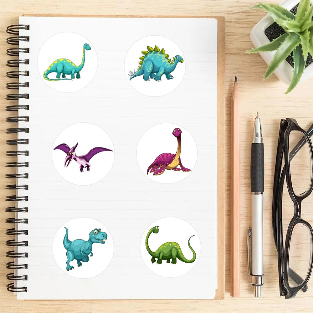 100-300pcs Dinosaur Animals Cartoon Stickers for kids school teacher Classroom Use Kids Toy Sticker Reward Encouragement Sticker