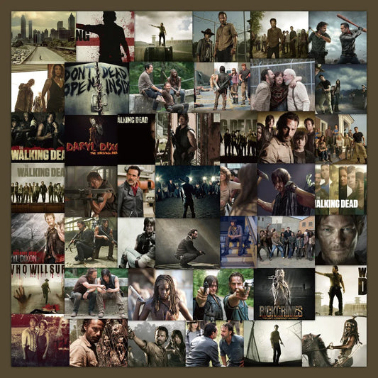 Walking Dead Stickers Set: TV Series Decals for Phone, Laptop, Luggage, Skateboard, Kids