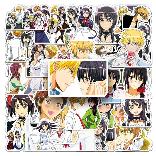 50pcs Maid-sama Anime Stickers for Laptop, Phone, Cup, Suitcase, Fridge