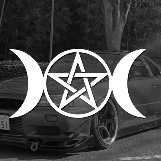 Wiccan Moon Goddess Stickers for Cars & Laptops
