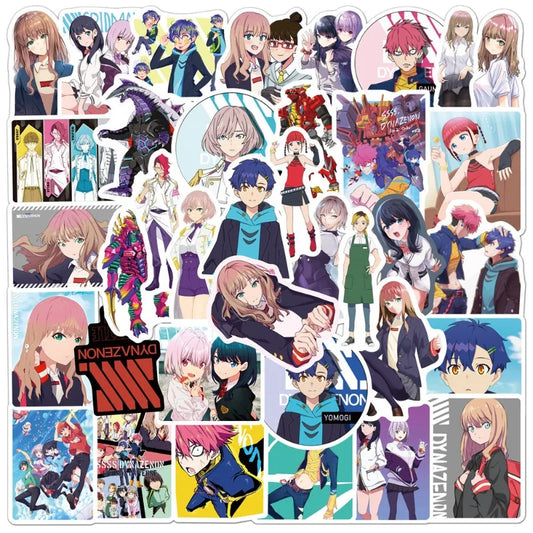 50pcs SSSS.DYNAZENON Anime Stickers for Laptop, Phone, Scooter, Suitcase, Water Bottle, Stationery, Refrigerator