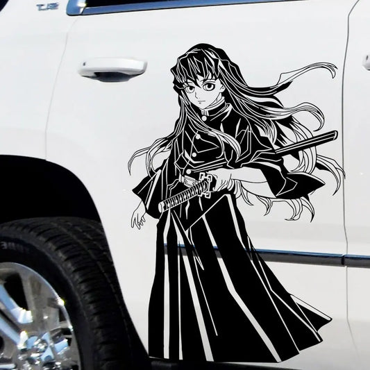 Samurai Anime Car Sticker Waterproof Vinyl Decal