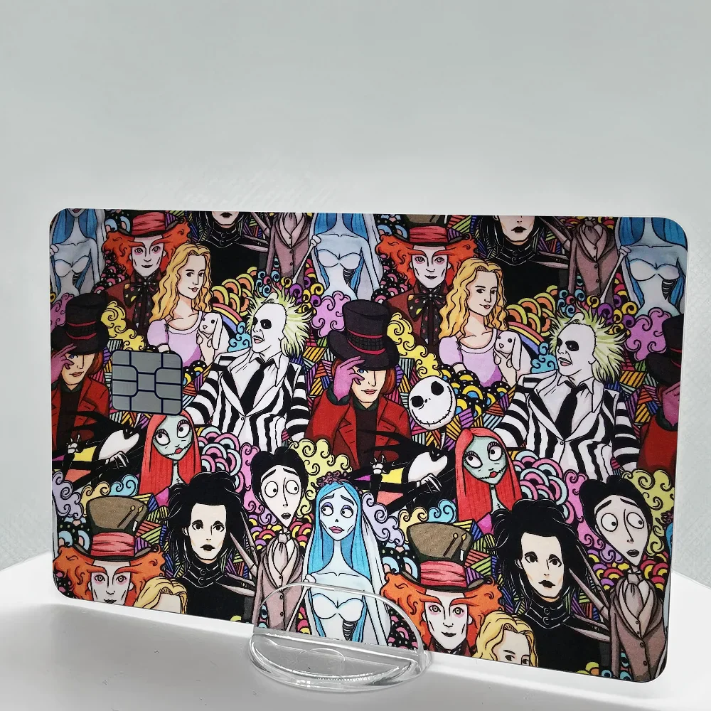 Beetlejuice Anime Card Skin Stickers Set (4pcs)