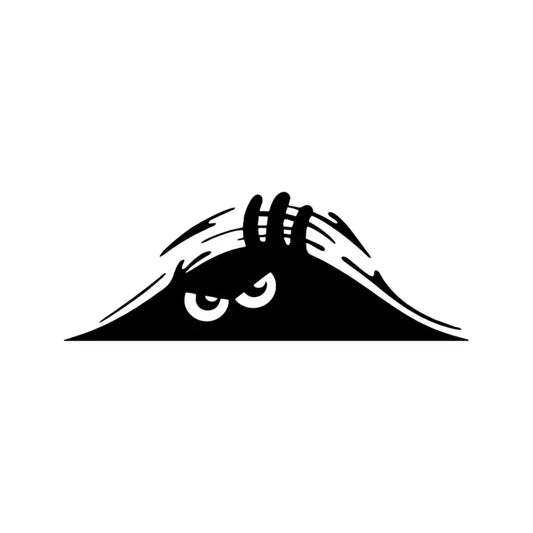 Dune Sand Monster Peeking Peering Car Sticker Creative Funny Vinyl Decal Sticker Trim Waterproof Car Sticker