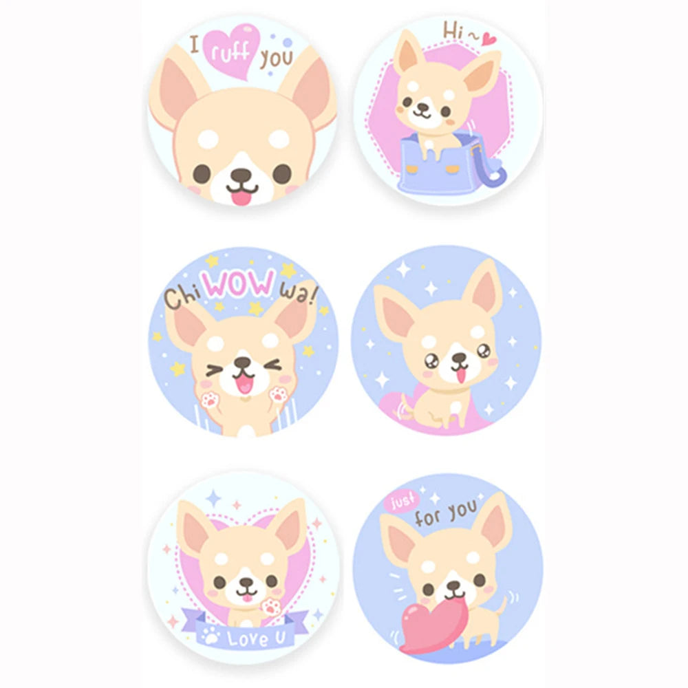 100-500pcs Cartoon Animal Reward Stickers for Kids Cute Gift Decor Stickers Labels School Encourage Children Stationery Stickers