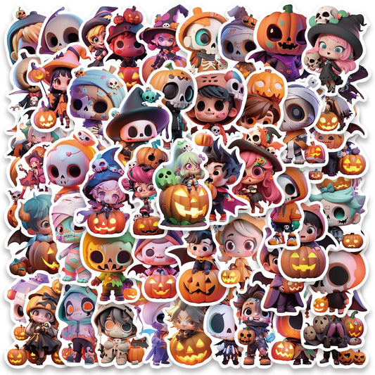 3D Halloween Anime Stickers Decals for Car Laptop Phone Guitar Suitcase Waterproof