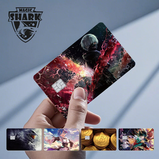 Anime Green Hunter Card Skin Sticker for Credit/Debit