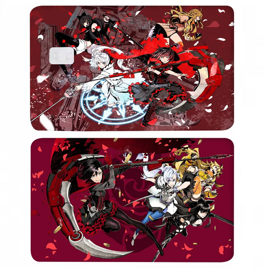 RWBY Matte Card Skin Sticker for Credit/Debit/Bus Cards