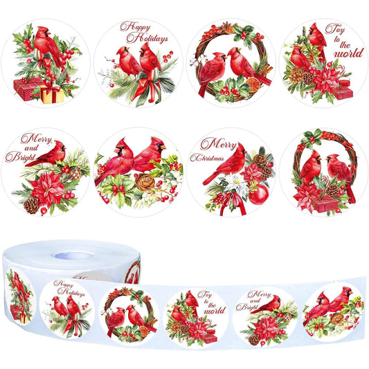 Christmas Stickers Labels Decor Gift Stationery 100-500Pcs