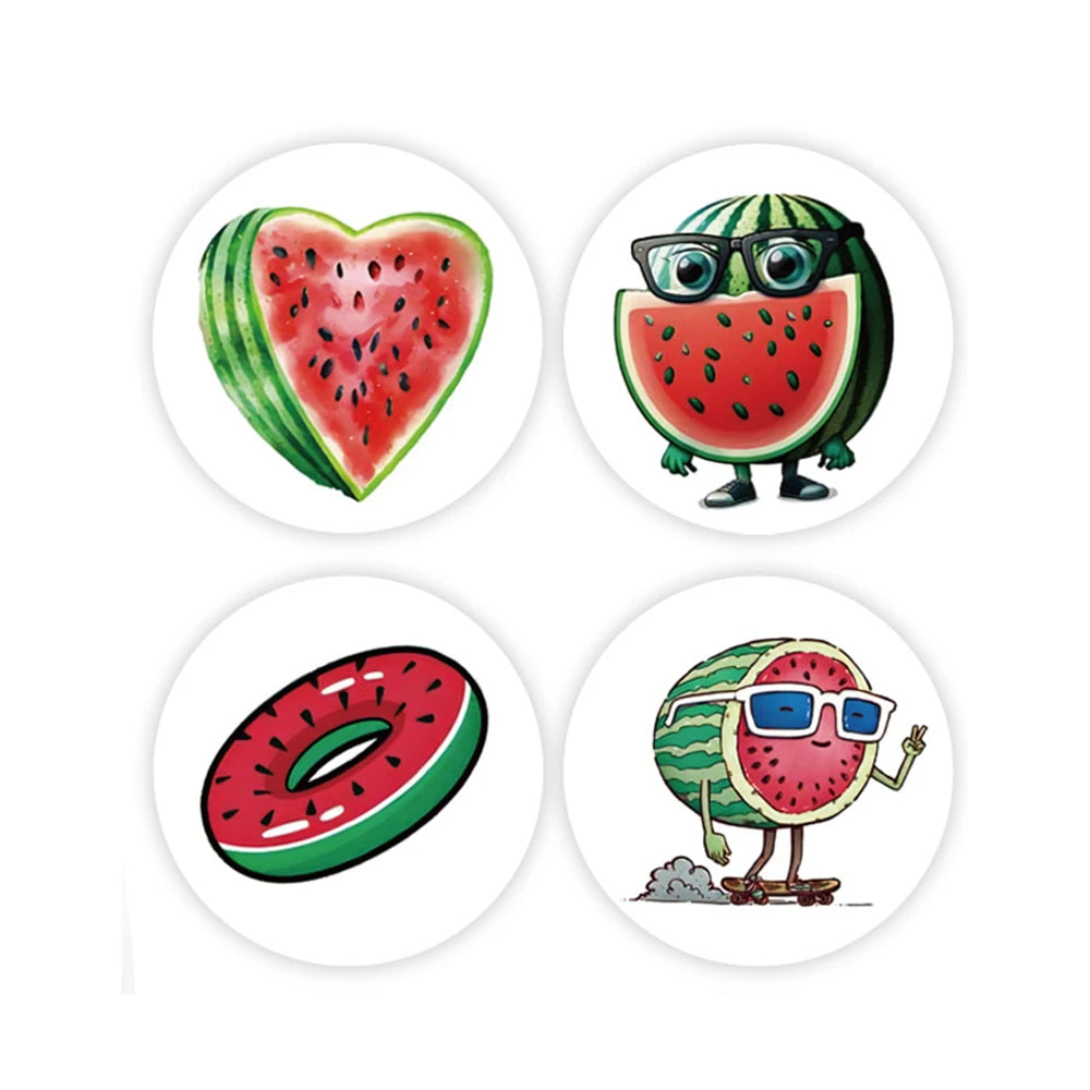 100-500pcs Summer Watermelon Stickers Crafts And Scrapbooking Stickers Kids Toys Book Decorative Sticker DIY Stationery