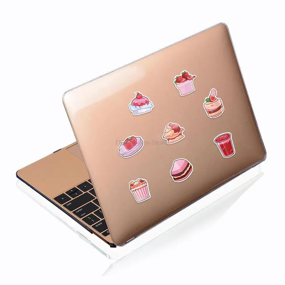 10/25/50PCS Ins Style Cute Pink Cake Desserts Stickers Decals Decoration Phone Cup Notebook Suitcase Laptop Fridge Gift Sticker