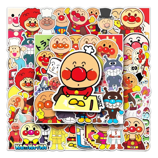 50pcs Cartoon Graffiti Stickers for Laptop, Phone, Car, Water Bottle, Suitcase, Stationery, Refrigerator
