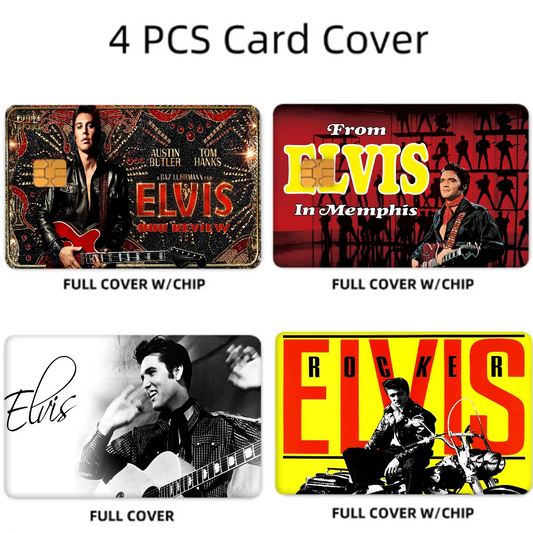 Elvis Credit Card Waterproof Sticker Set (4pcs)