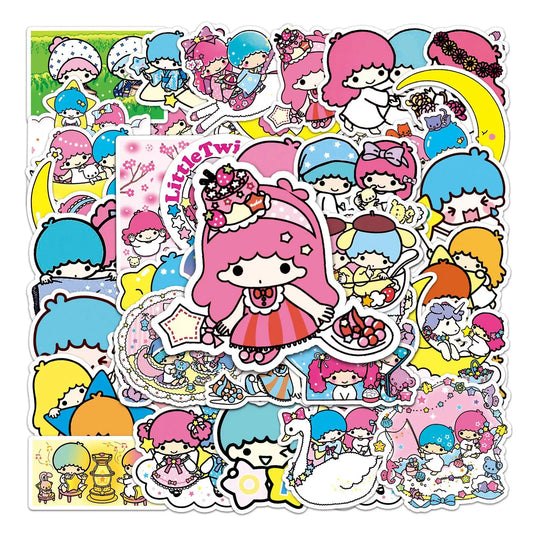 50Pcs Kawaii Sanrio Stickers: Laptop, Phone, Fridge Decals