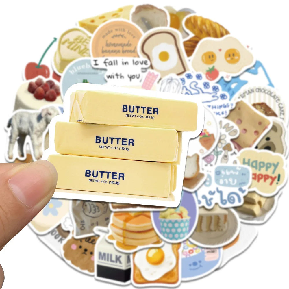 10/30/63PCS Bread and Food and Household Goods Sticker Packs