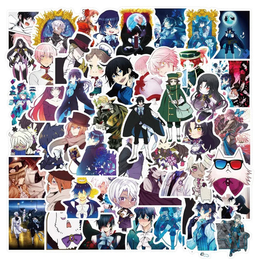 Vanitas No Carte Anime Stickers (50pcs) for Suitcase, Water Cup, Phone, Notebook, Refrigerator