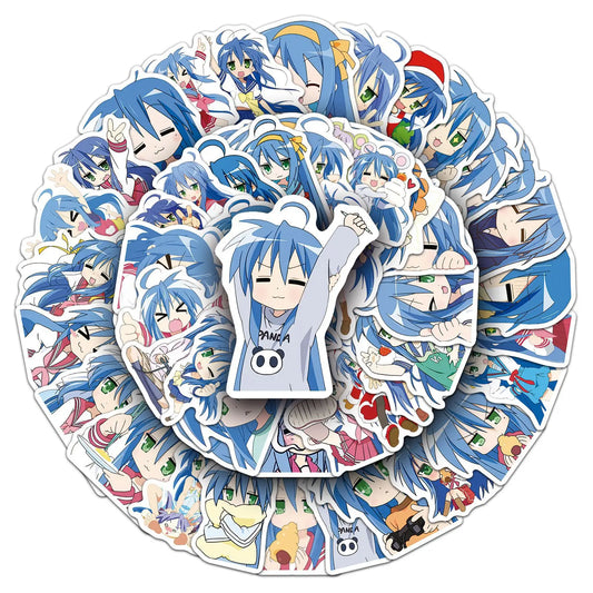 Izumi Konata Stickers: Anime Decals for Laptop & More