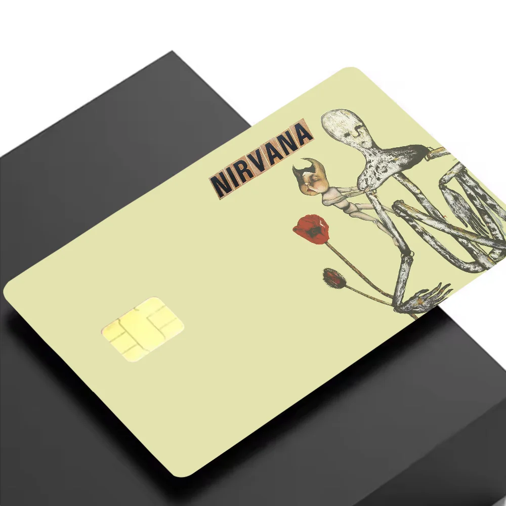 Nirvana Anime Card Skin Stickers 4pcs Set