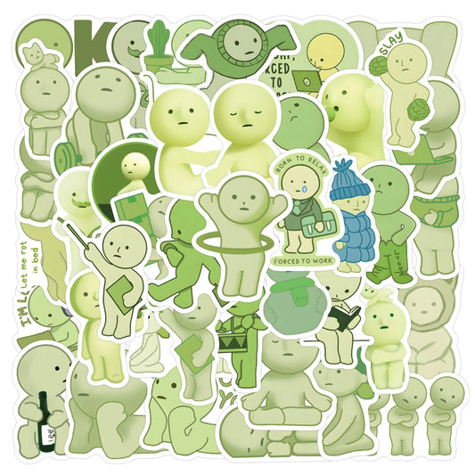 Smiski Cartoon Stickers: Laptop, Phone, Car, Bike Decor